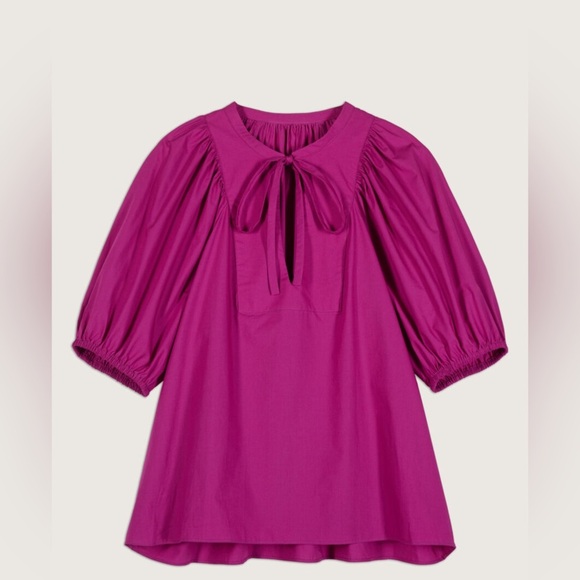 NWT BA&SH Paris Jamie Top in Fuchsia Size XS - Picture 1 of 10